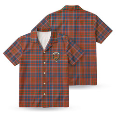 Cameron of Lochiel Ancient Tartan Crest Hawaiian Shirt