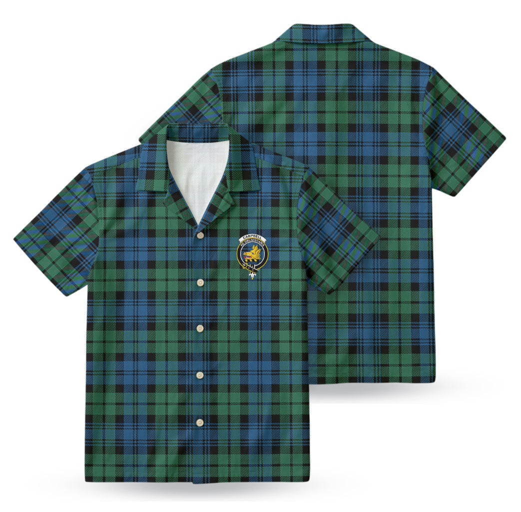 Campbell Ancient 02 Tartan Crest Hawaiian Shirt