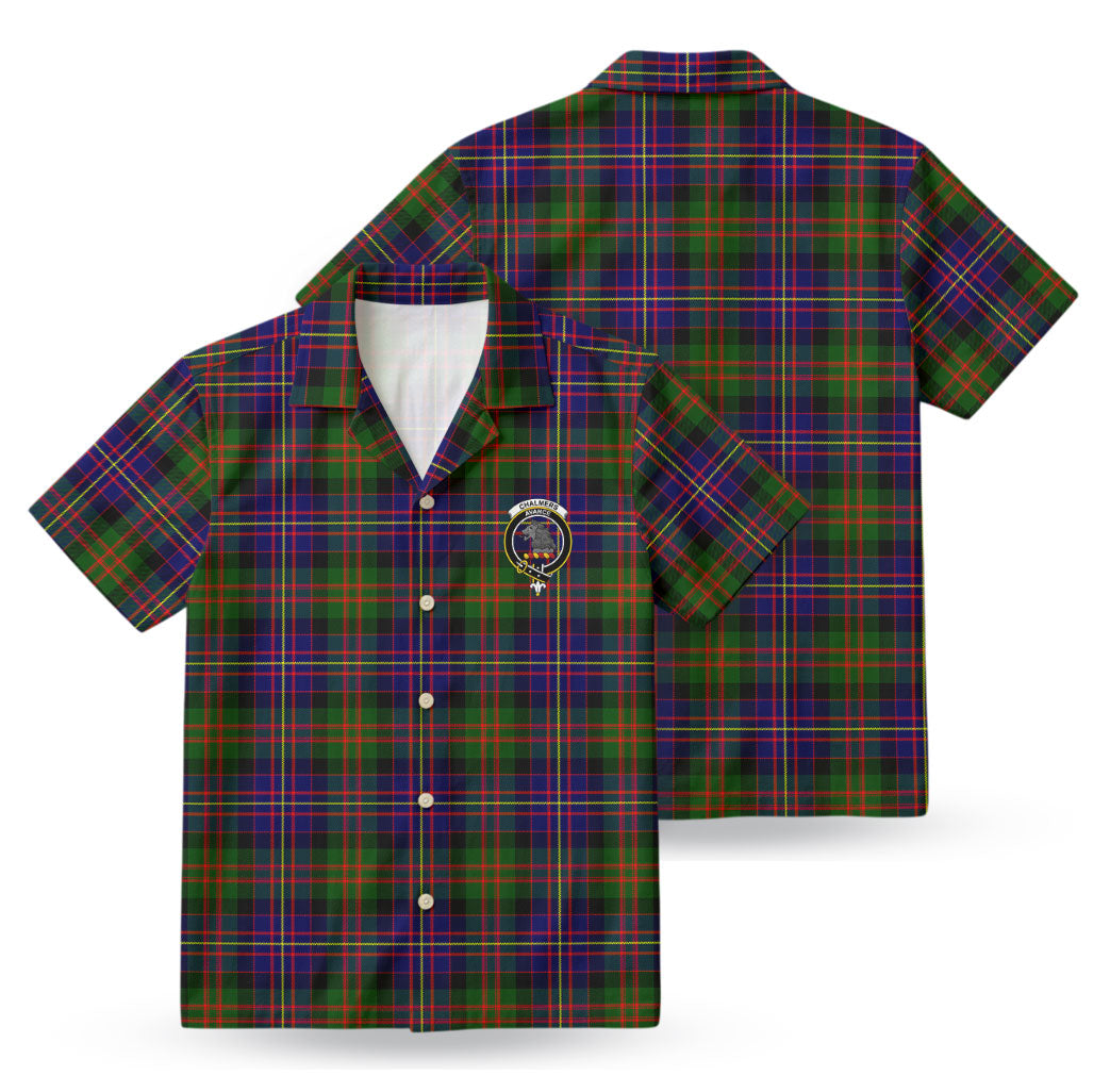 Chalmers Tartan Crest Hawaiian Shirt