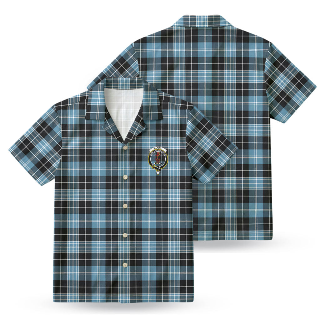 Clark Ancient Tartan Crest Hawaiian Shirt