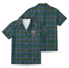 Cockburn Ancient Tartan Crest Hawaiian Shirt