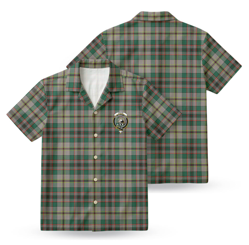 Craig Ancient Tartan Crest Hawaiian Shirt