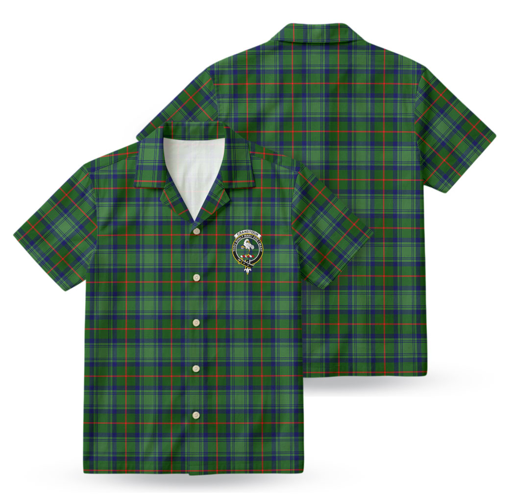 Cranstoun Tartan Crest Hawaiian Shirt
