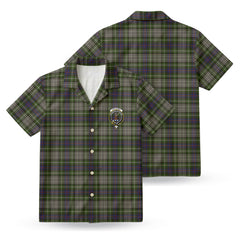 Davidson Tulloch Dress Tartan Crest Hawaiian Shirt