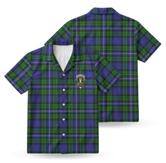 Donnachaidh Tartan Crest Hawaiian Shirt