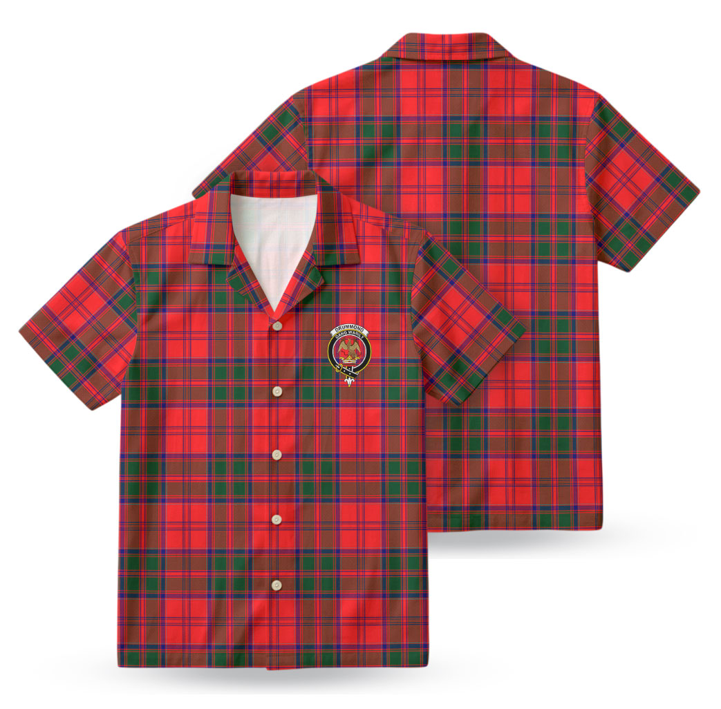 Drummond Modern Tartan Crest Hawaiian Shirt