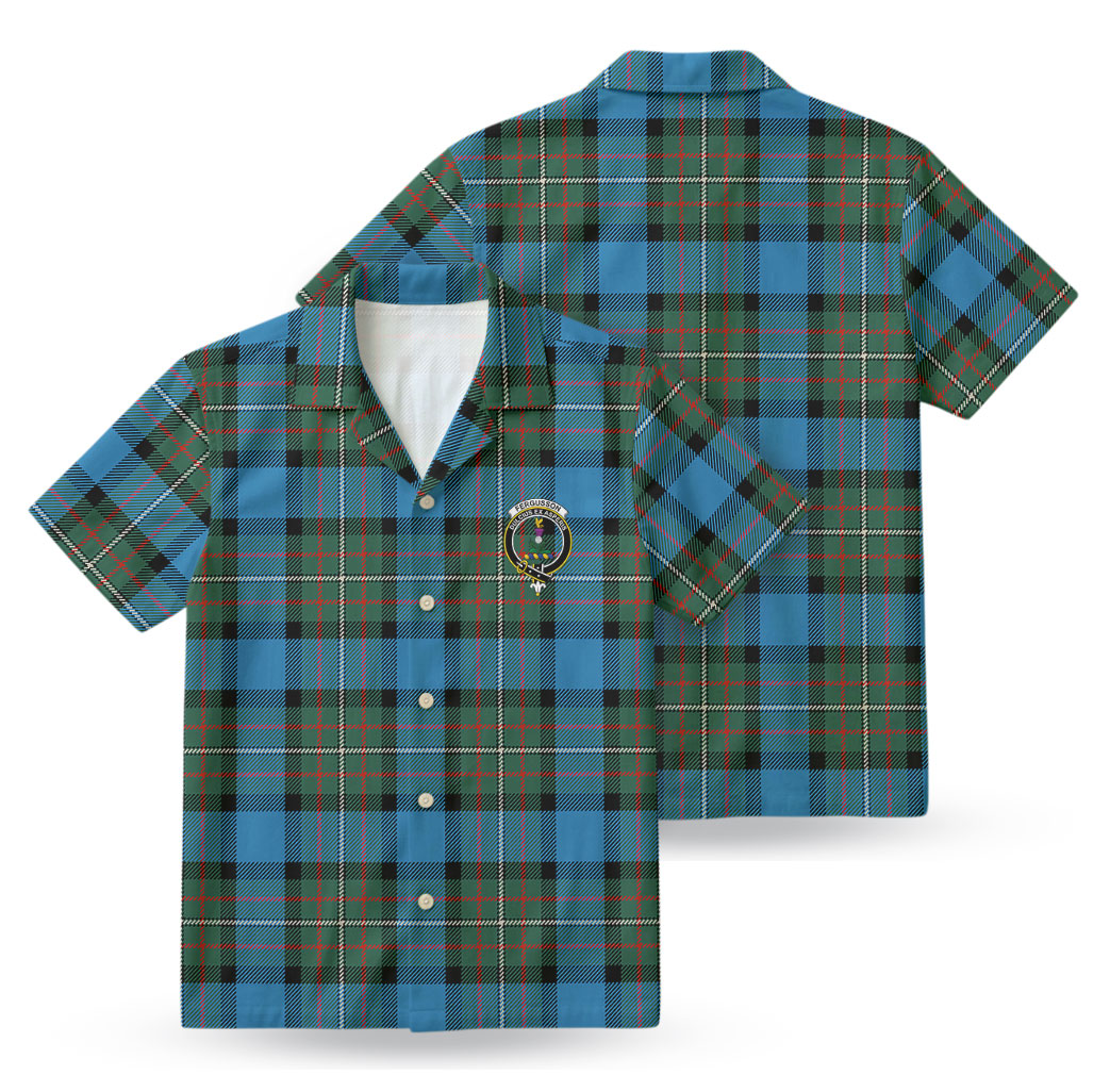 Fergusson Ancient Tartan Crest Hawaiian Shirt
