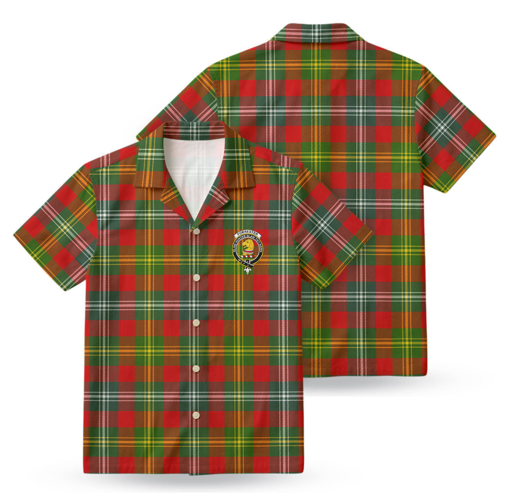 Forrester Tartan Crest Hawaiian Shirt