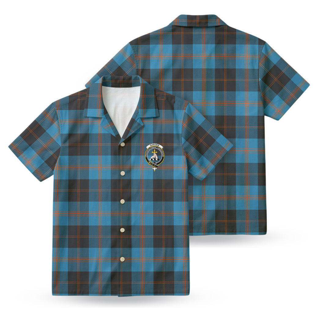 Garden Tartan Crest Hawaiian Shirt
