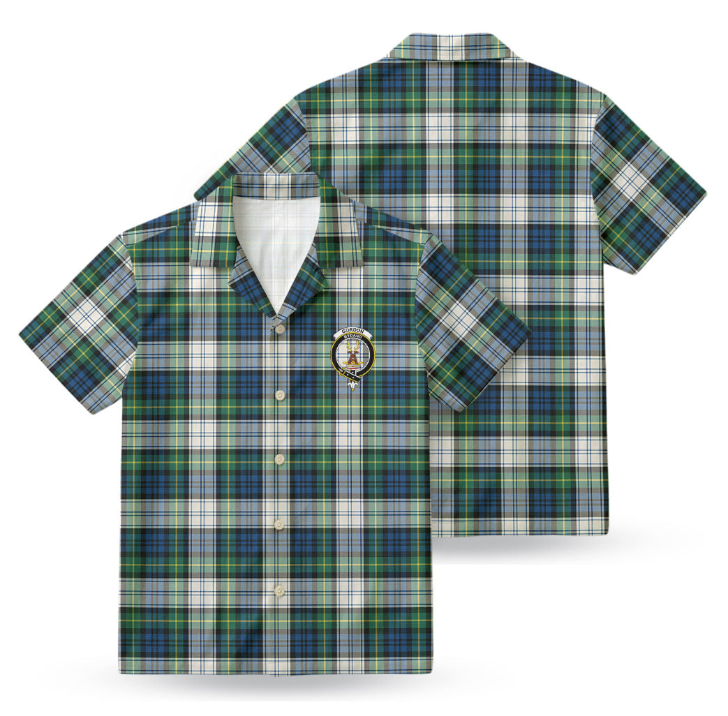 Gordon Dress Ancient Tartan Crest Hawaiian Shirt