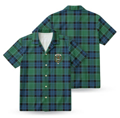 Graham of Menteith Ancient Tartan Crest Hawaiian Shirt