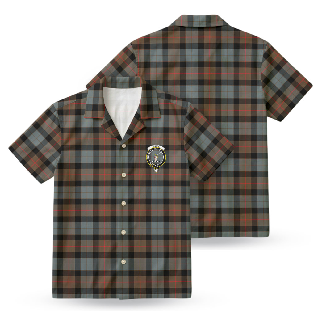 Gunn Weathered Tartan Crest Hawaiian Shirt