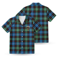 Guthrie Ancient Tartan Crest Hawaiian Shirt