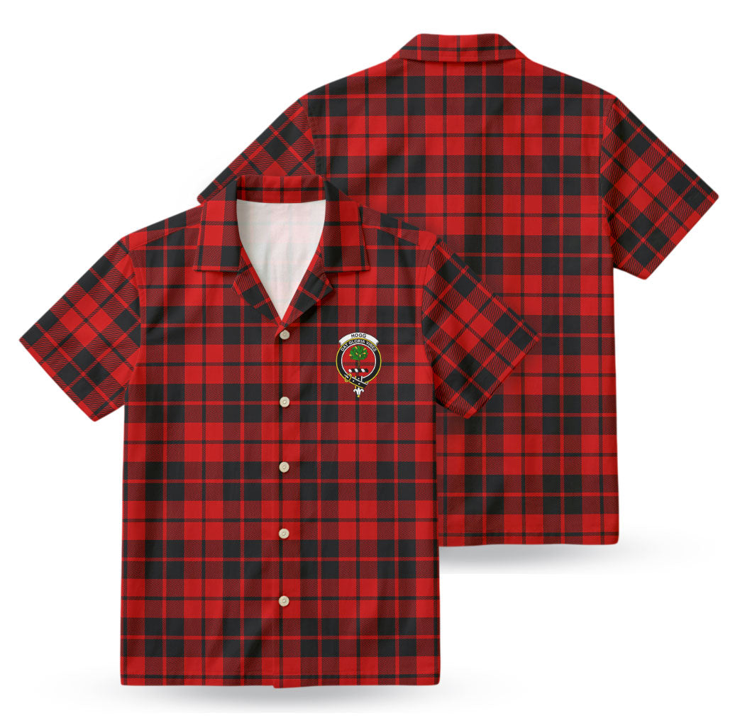 Hogg Tartan Crest Hawaiian Shirt