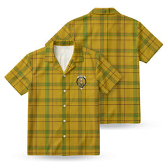 Houston Tartan Crest Hawaiian Shirt