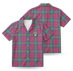 Lindsay Ancient Tartan Crest Hawaiian Shirt