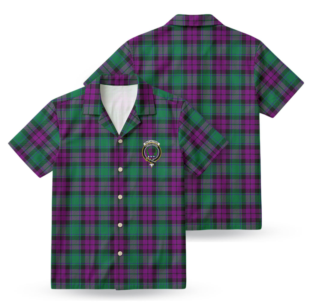 MacArthur - Milton Tartan Crest Hawaiian Shirt