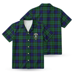 MacCallum Modern Tartan Crest Hawaiian Shirt