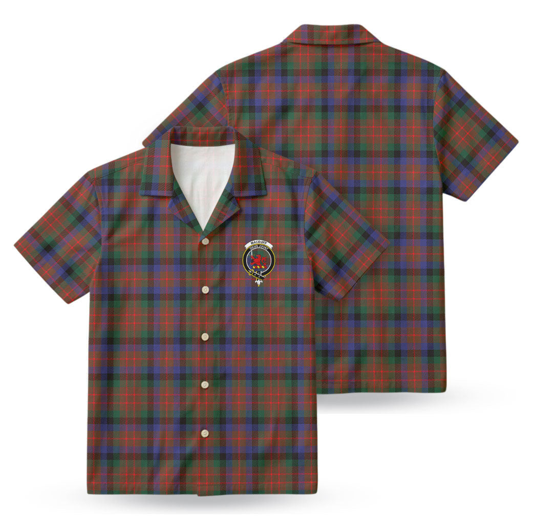 MacDuff Hunting Modern Tartan Crest Hawaiian Shirt