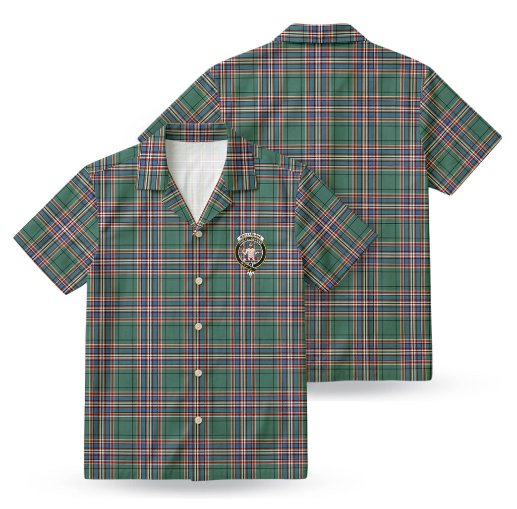 MacFarlane Hunting Ancient Tartan Crest Hawaiian Shirt