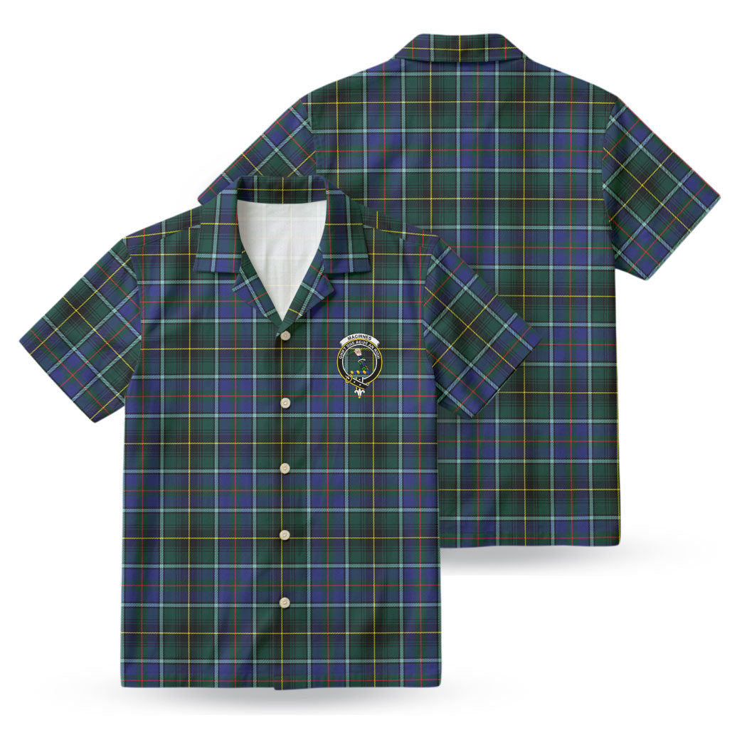 MacInnes Modern Tartan Crest Hawaiian Shirt