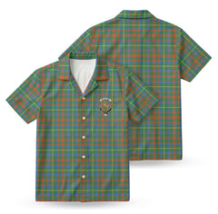 MacIntosh Hunting Ancient Tartan Crest Hawaiian Shirt