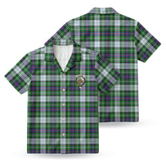 MacKenzie Dress Modern Tartan Crest Hawaiian Shirt