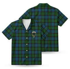 MacKie Tartan Crest Hawaiian Shirt