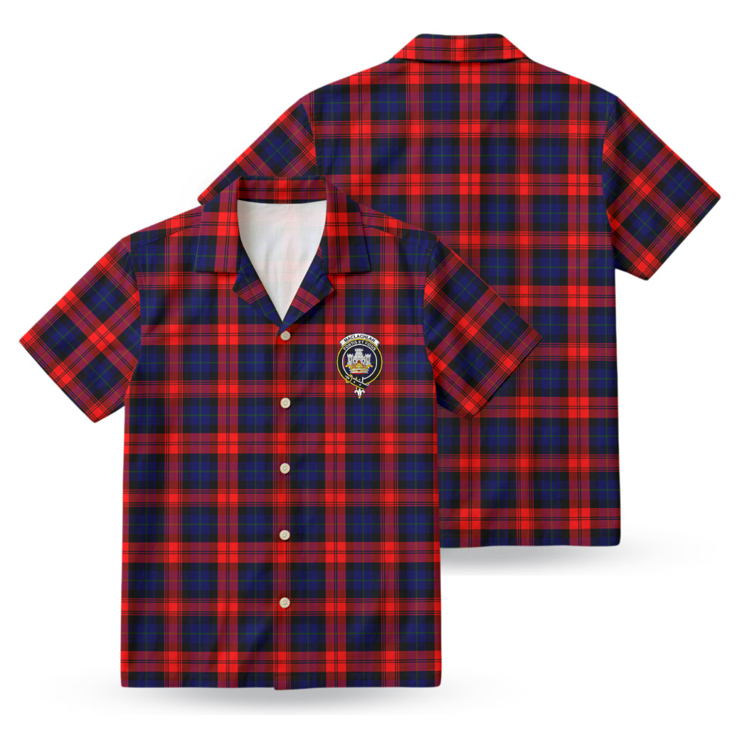 MacLachlan Modern Tartan Crest Hawaiian Shirt