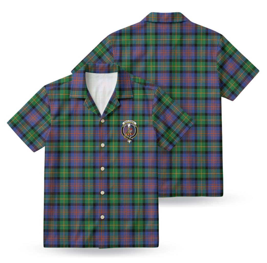 MacLennan Ancient Tartan Crest Hawaiian Shirt