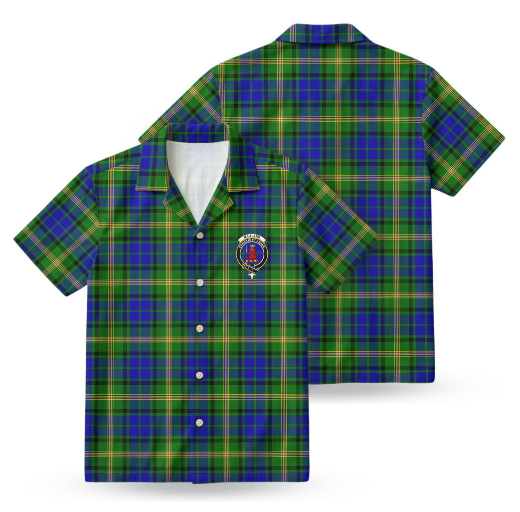 Maitland Tartan Crest Hawaiian Shirt
