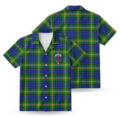 Maitland Tartan Crest Hawaiian Shirt
