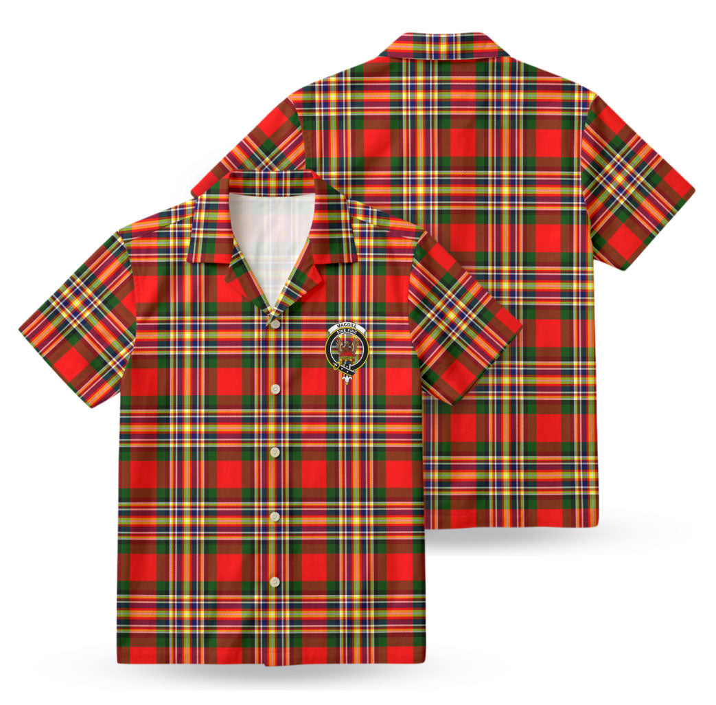 Makgill Tartan Crest Hawaiian Shirt