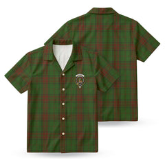 Maxwell Hunting Tartan Crest Hawaiian Shirt