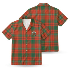 McAulay Ancient Tartan Crest Hawaiian Shirt
