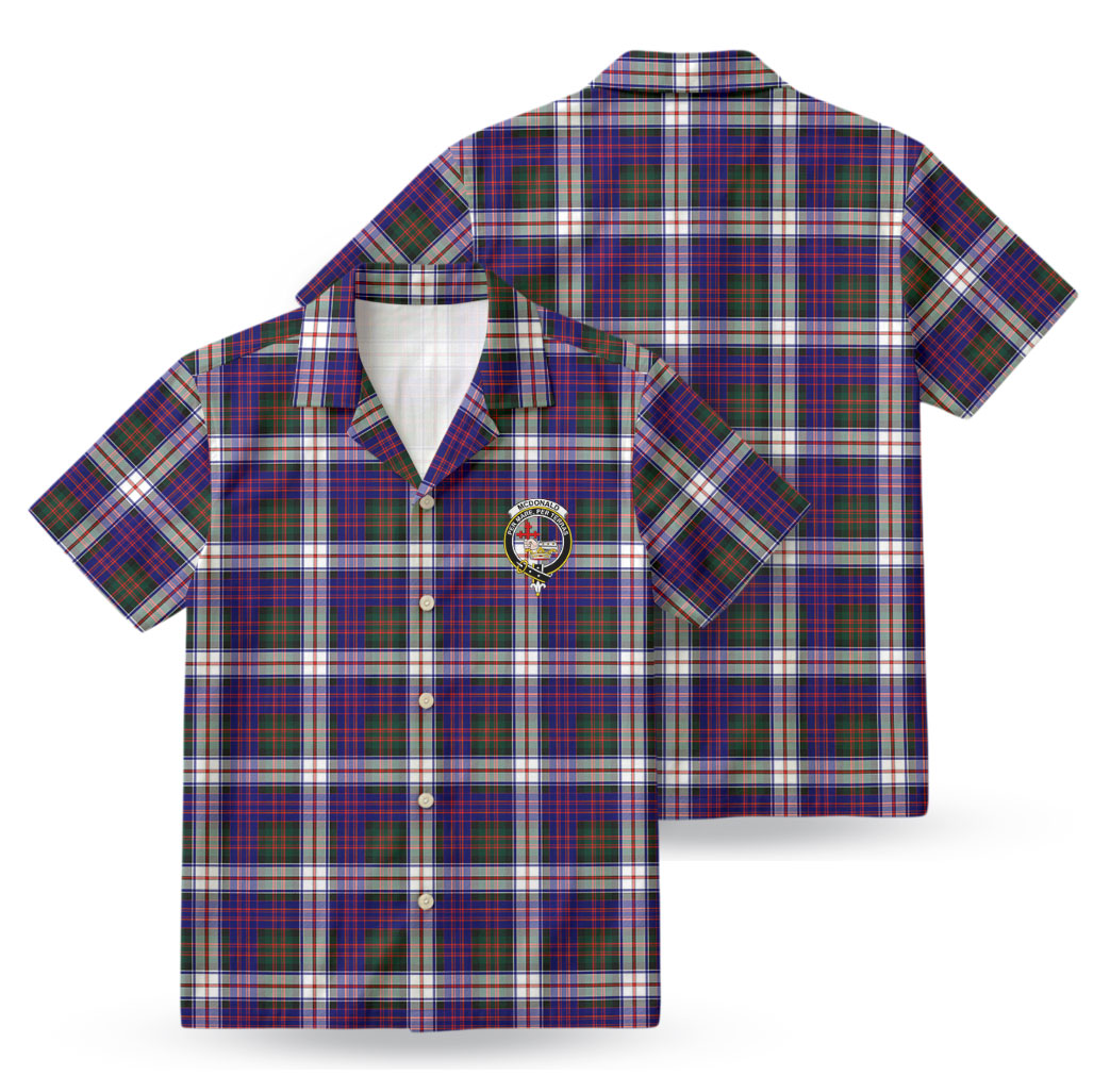 McDonald Dress Modern Tartan Crest Hawaiian Shirt