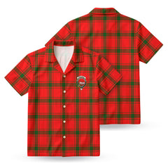 McDonald of Sleat Tartan Crest Hawaiian Shirt