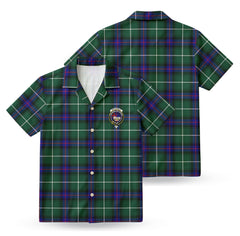 McDonald of the Isles Hunting Modern Tartan Crest Hawaiian Shirt