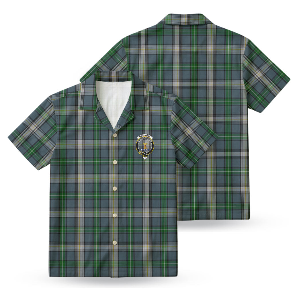 McDowall Tartan Crest Hawaiian Shirt