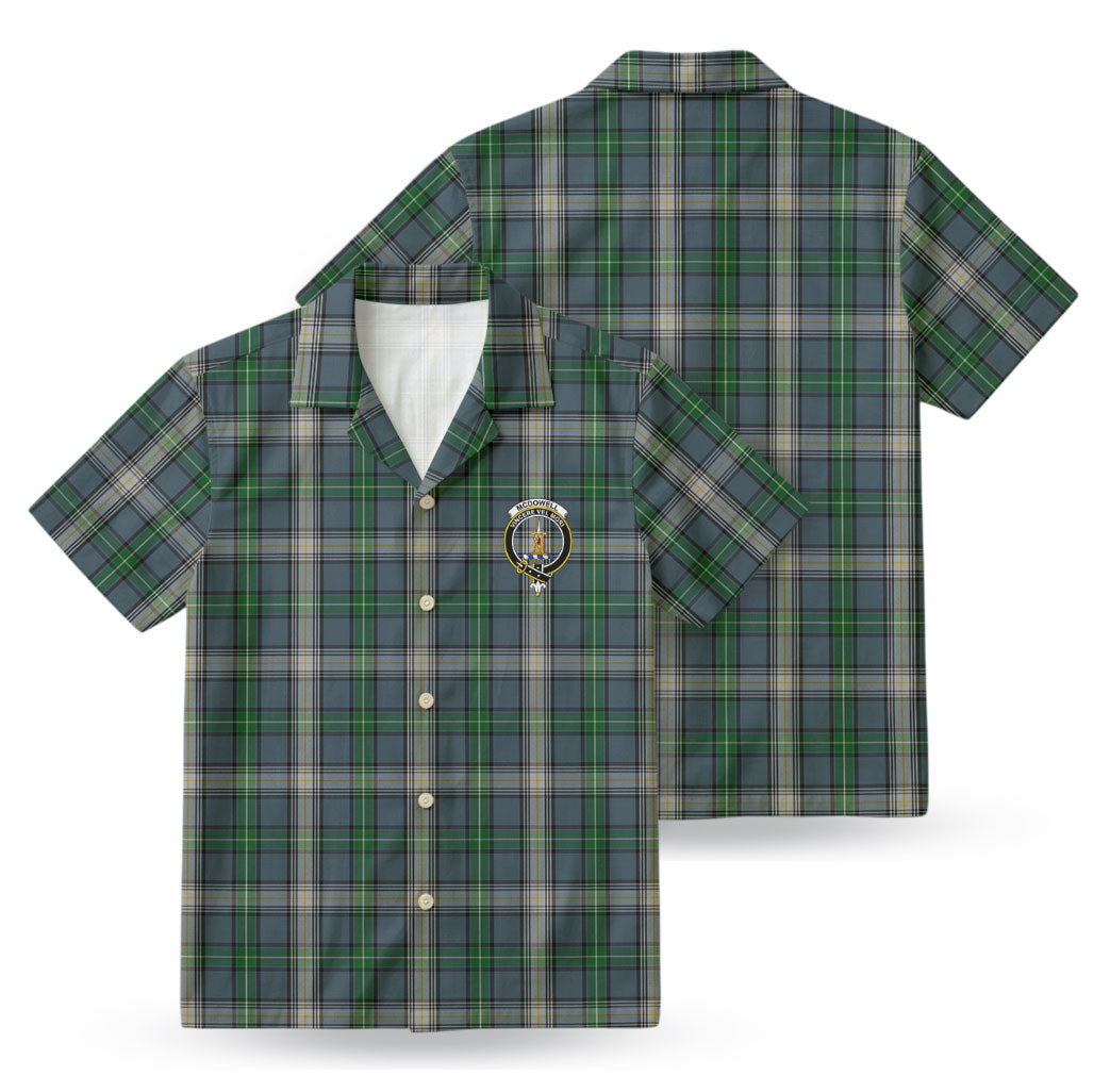 McDowell (MacDowell) Tartan Crest Hawaiian Shirt
