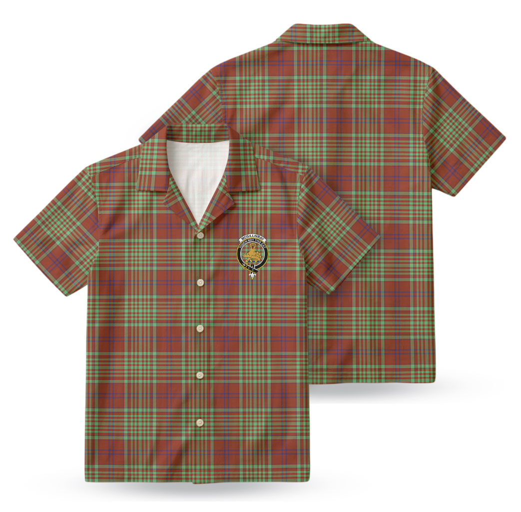 McGillivray Hunting Ancient Tartan Crest Hawaiian Shirt