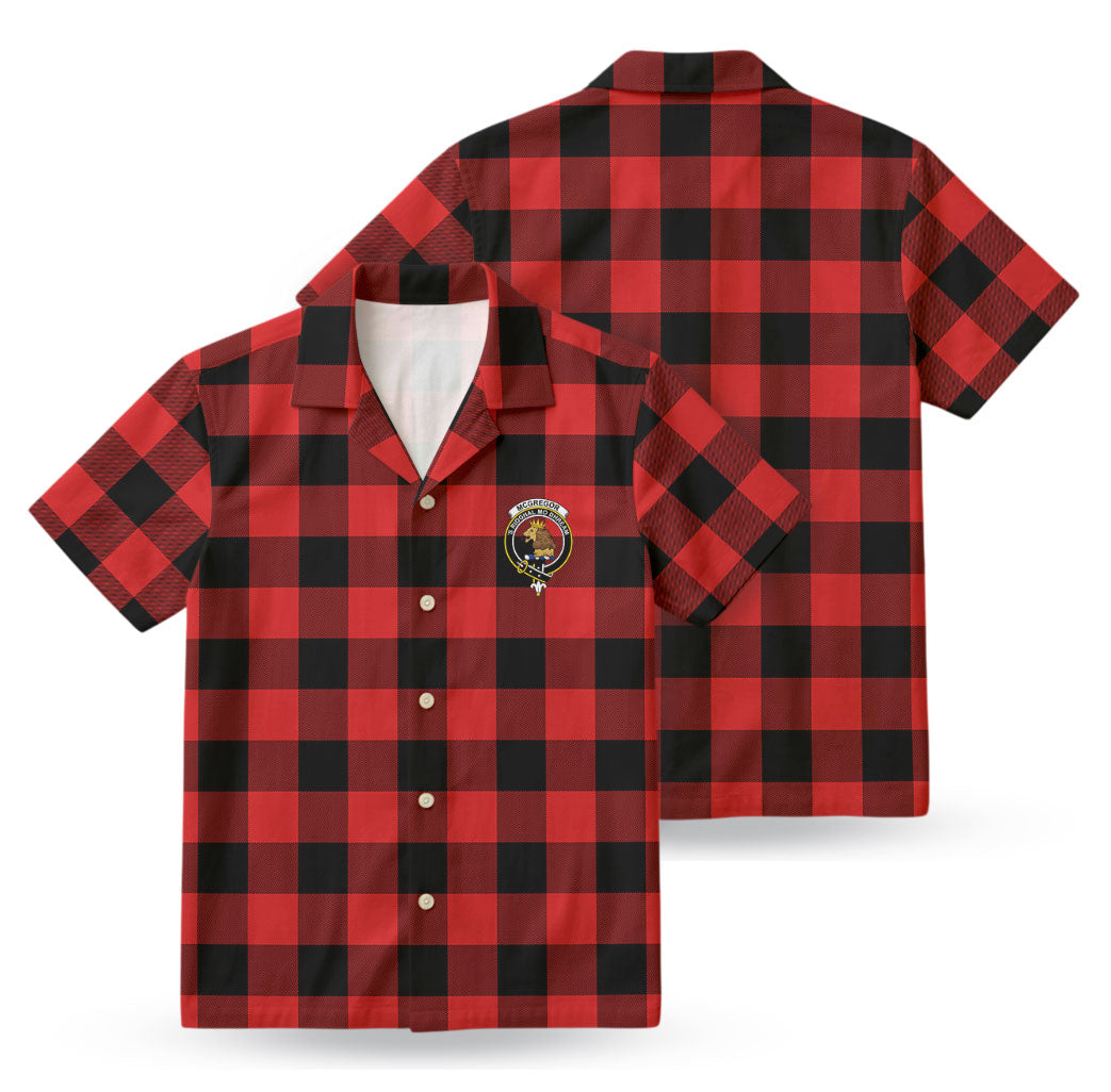 McGregor Rob Roy Modern Tartan Crest Hawaiian Shirt