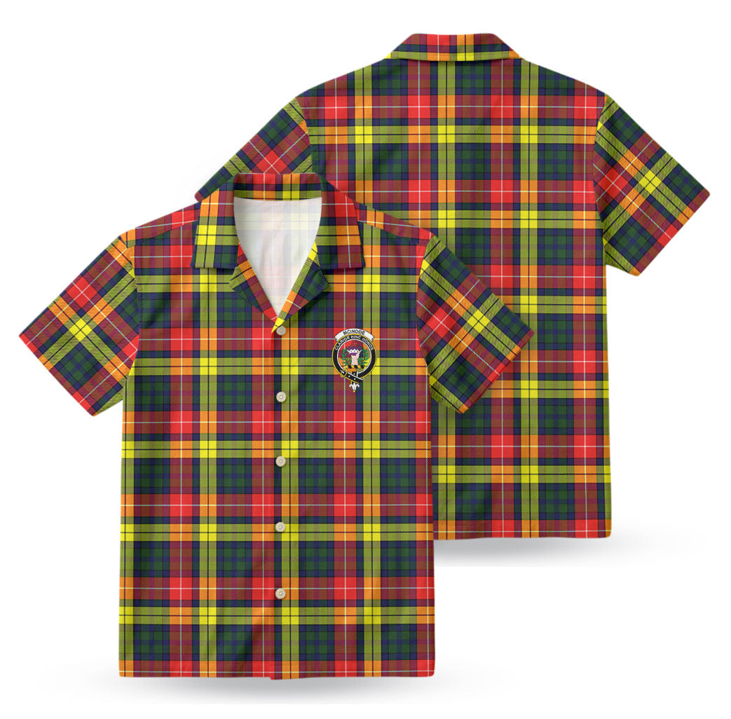McIndoe Tartan Crest Hawaiian Shirt