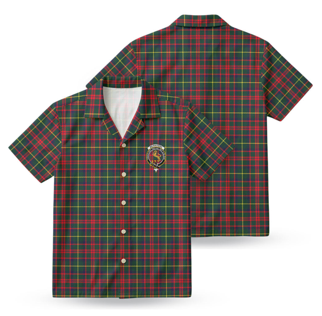 McKintosh Hunting Modern Tartan Crest Hawaiian Shirt