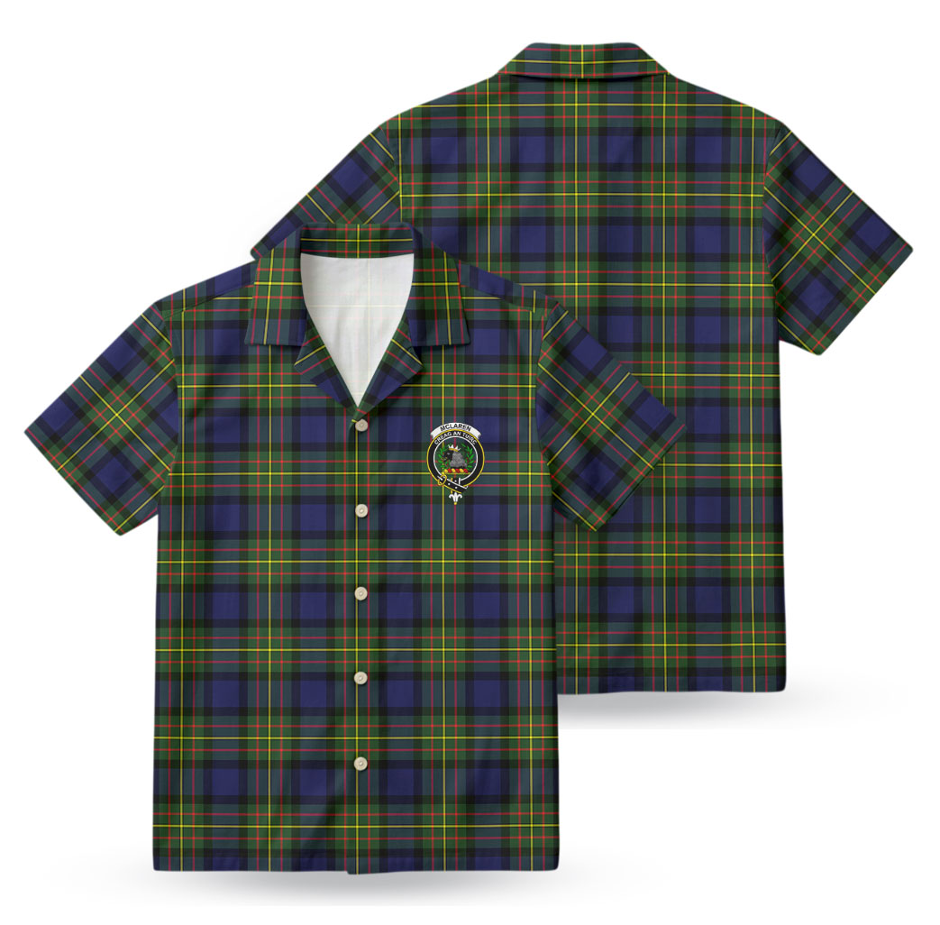 McLaren Modern Tartan Crest Hawaiian Shirt