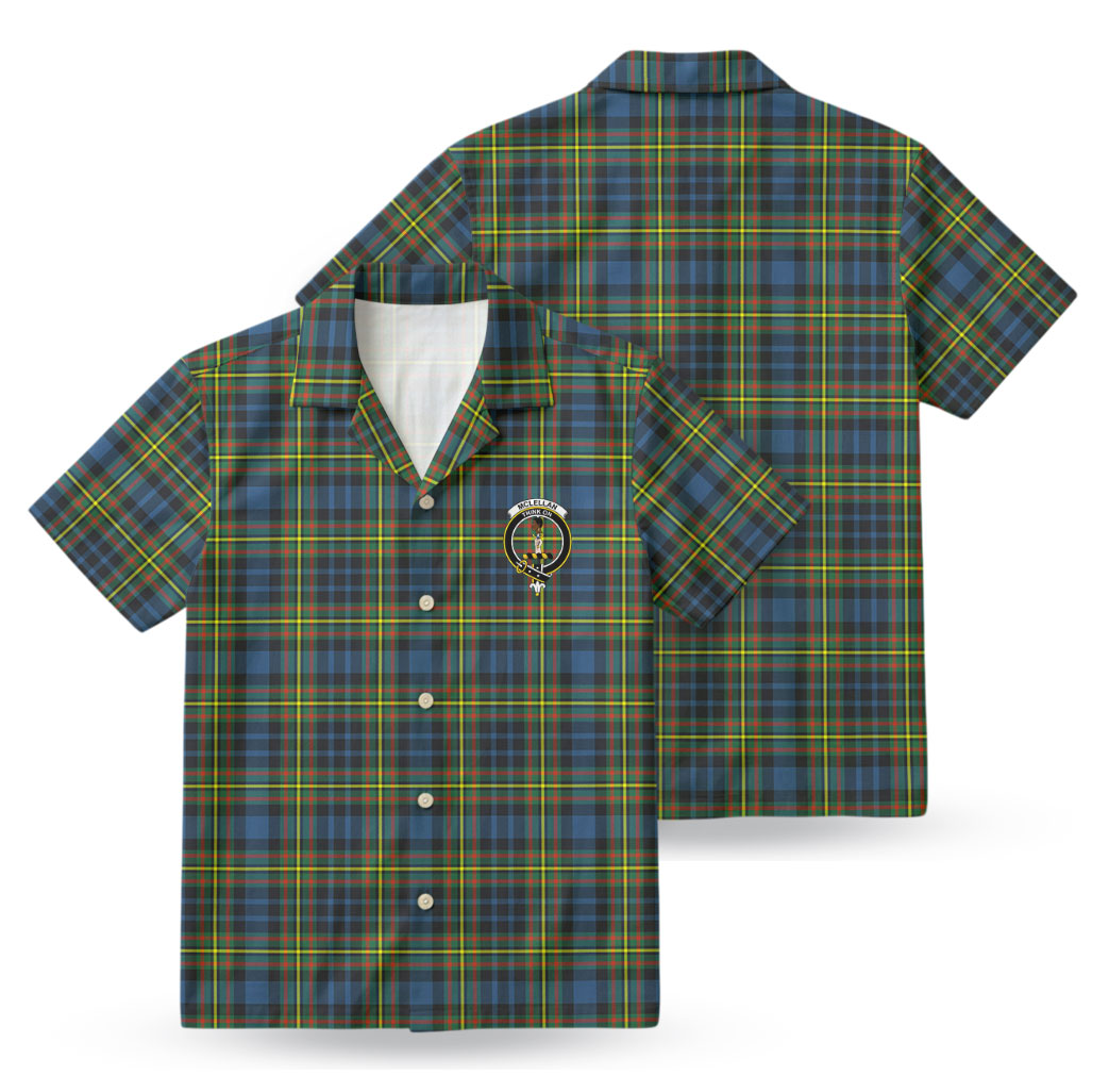 McLellan Ancient Tartan Crest Hawaiian Shirt