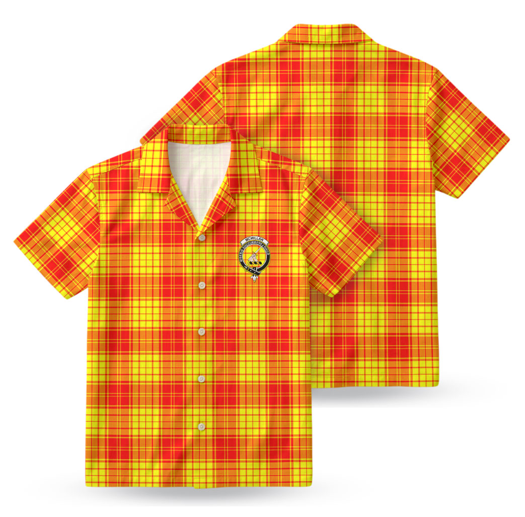 McMillan Clan Tartan Crest Hawaiian Shirt