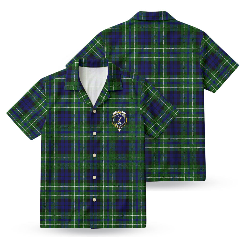 McNeil of Colonsay Modern Tartan Crest Hawaiian Shirt