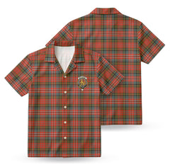 McPherson Weathered Tartan Crest Hawaiian Shirt