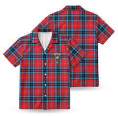 McTavish Modern Tartan Crest Hawaiian Shirt